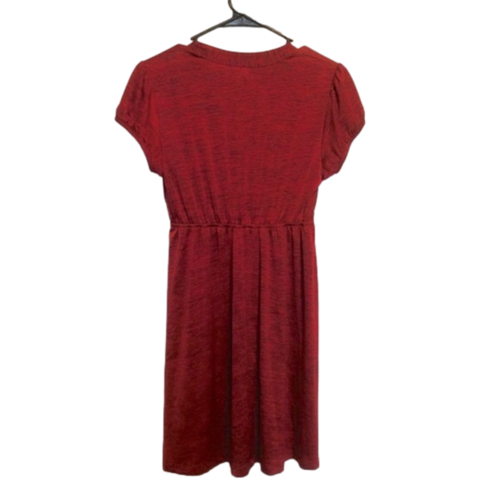 SPEECHLESS Red V-Neck Ruffle Dress - Picture 4 of 4